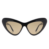 S1237 - Women High Pointed Cat Eye Fashion Wholesale Sunglasses