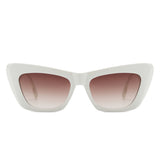 HS1259 - Women Square Chic Tinted Retro Wholesale Cat Eye Fashion Sunglasses