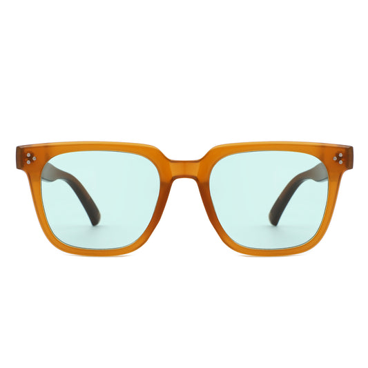 HS1326 - Square Retro Tinted Fashion Wholesale Sunglasses