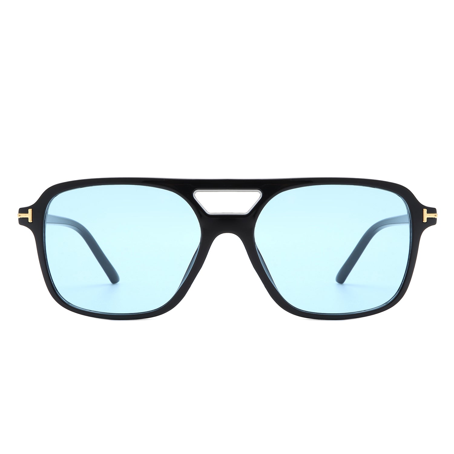 HS1224 - Retro Square Brow-Bar Fashion Wholesale Aviator Sunglasses