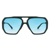 HS2268 - Women Oversized Square Fashion Aviator Sunglasses