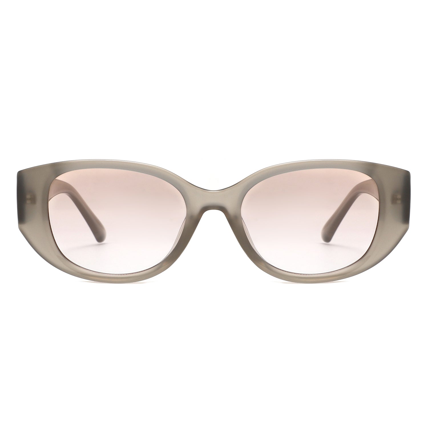 HS2214 - Women Oversized Oval Cat Eye Sunglasses - Iris Fashion