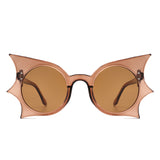 HS1252 - Irregular Round Geometric Party Wholesale Sunglasses