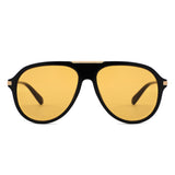 HS2262 - Women Oversized Fashion Aviator Sunglasses