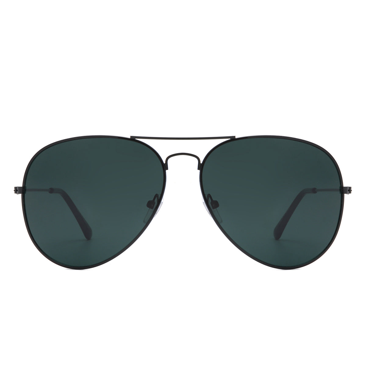 J1004 - Classic Brow-Bar Pilot Tinted Fashion Aviator Wholesale Sunglasses