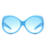 HS2156 - Oversize Round Wrap Around Fashion Women Wholesale Sunglasses