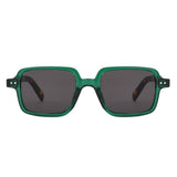 S1252 - Retro Square Unisex Fashion Wholesale Sunglasses