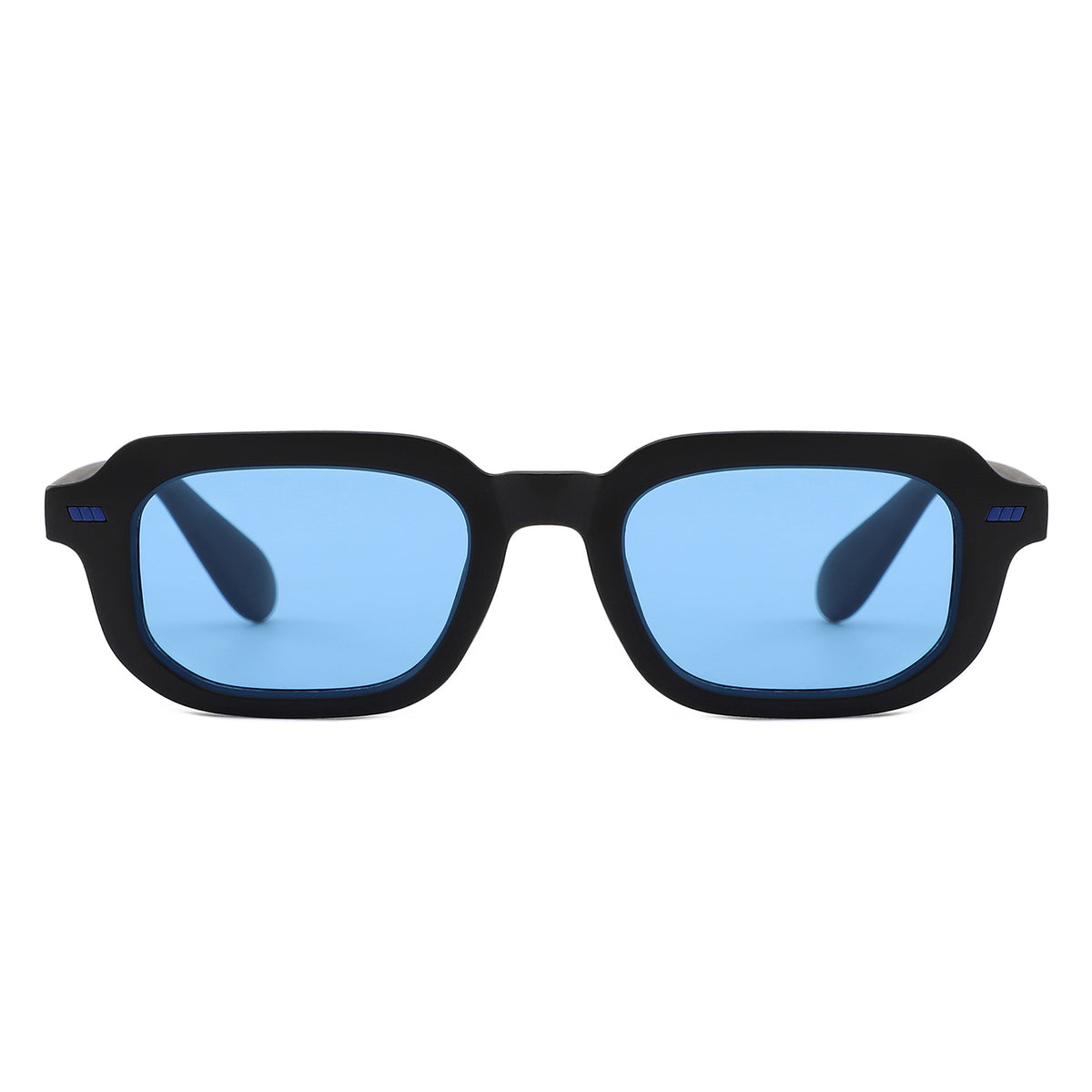 S1257 - Retro Flat Top Tinted Bold Square Wholesale Sunglasses