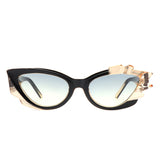 HS1273 - Women Chic Irregular Fashion Cat Eye Wholesale Sunglasses