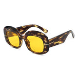 HS1431 - Oversized Square Retro Fashion Women Sunglasses