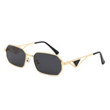 HJ2078 - Rectangle Retro Narrow Geometric Square Wholesale Sunglasses