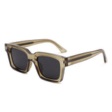 P/C003 - Classic Square Retro Bold Wholesale Sunglasses - Iris Fashion