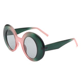 HS1267 - Oversize Retro Chic Fashion Round Women Wholesale Sunglasses