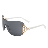 HJ3028 - Oversize Rimless Luxury Square Women Fashion Wholesale Sunglasses
