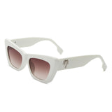 HS1259 - Women Square Chic Tinted Retro Wholesale Cat Eye Fashion Sunglasses