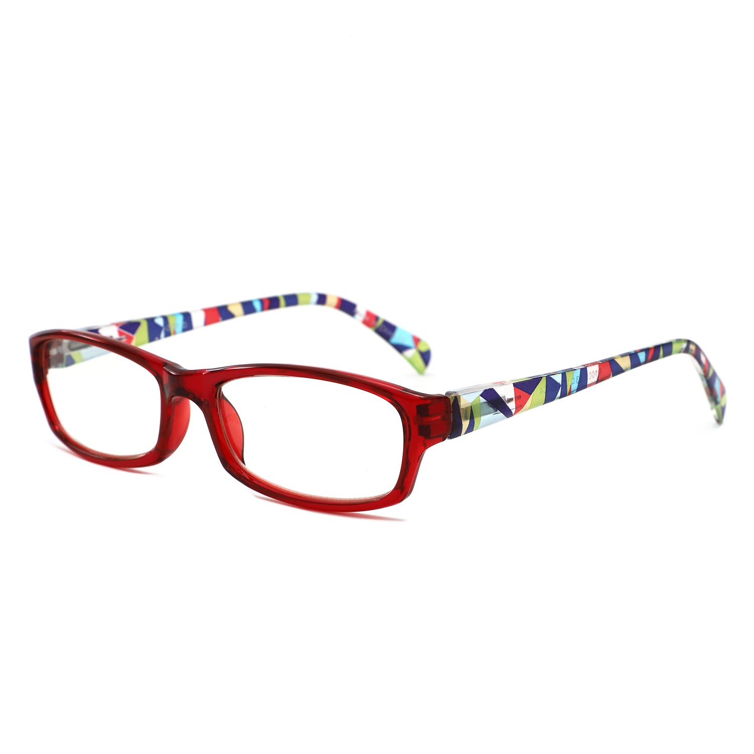 R1005 - Colorful Rectangle Reading Glasses - Iris Fashion