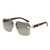 HJ2137 - Rimless Square Fashion Top-Bar Wholesale Sunglasses