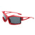 HS1270 - Geometric Rectangle Fashion Futuristic Wholesale Sunglasses