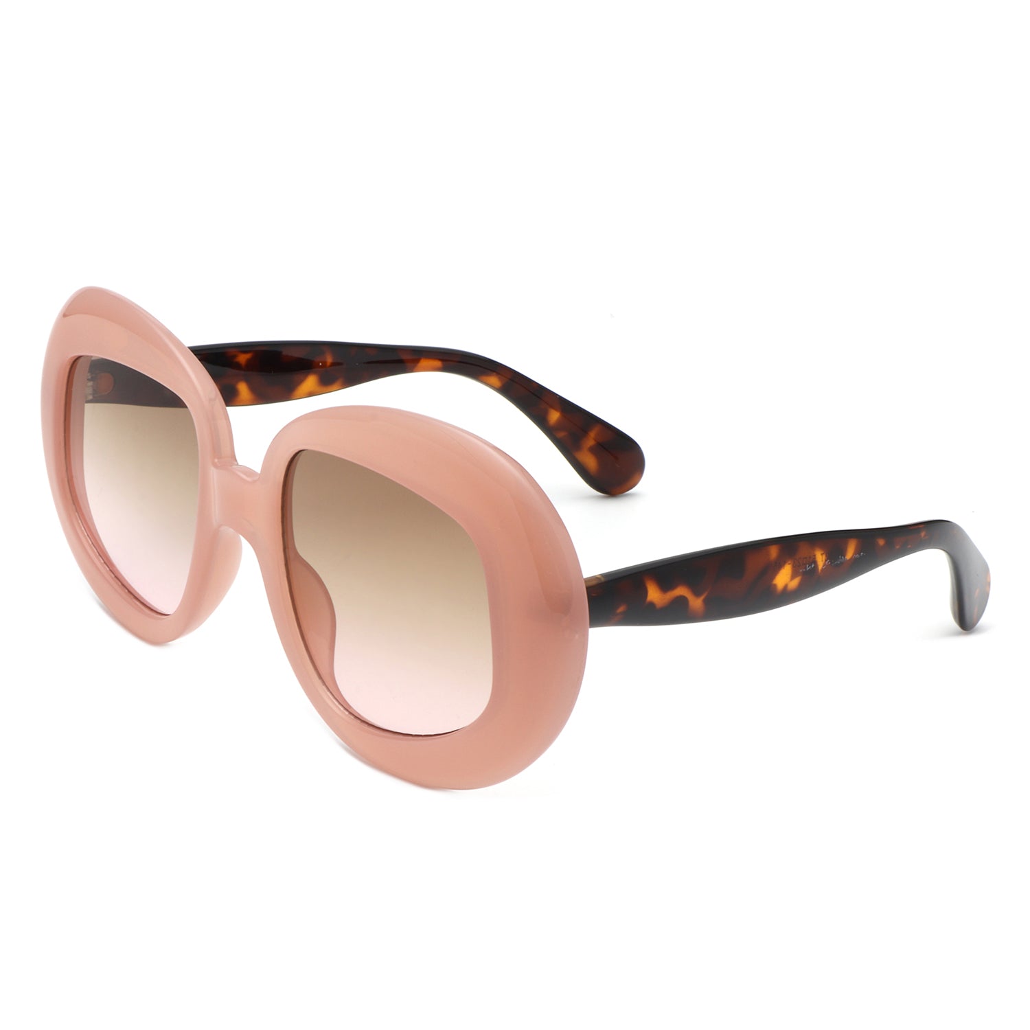HS1278 - Oversize Geometric Oval Fashion Women Round Wholesale Sunglasses
