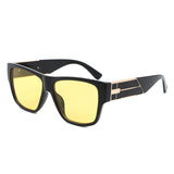 HS2167 - Square Chunky Fashion Tinted Women Wholesale Sunglasses