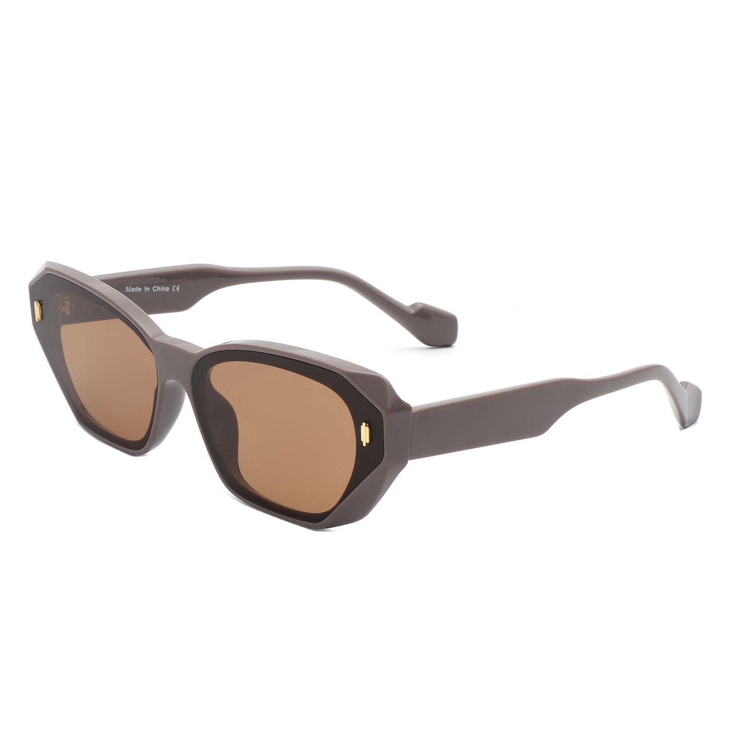 S1225 - Sleek Geometric Retro Fashion Square Wholesale Sunglasses