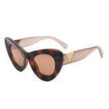 HS2133 - Women Fashion Retro Round Cat Eye Wholesale Sunglasses