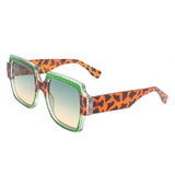 HS2161 - Women Fashion Oversize Flat Top Square Wholesale Sunglasses