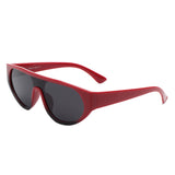 S2129 - Round Flat Top Retro Fashion Wholesale Sunglasses