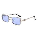 HJ2151 - Women Slim Rectangle Metal Fashion Sunglasses