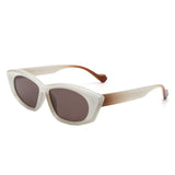 S1224 - Retro Rectangular Narrow Flat Top Slim Wholesale Sunglasses