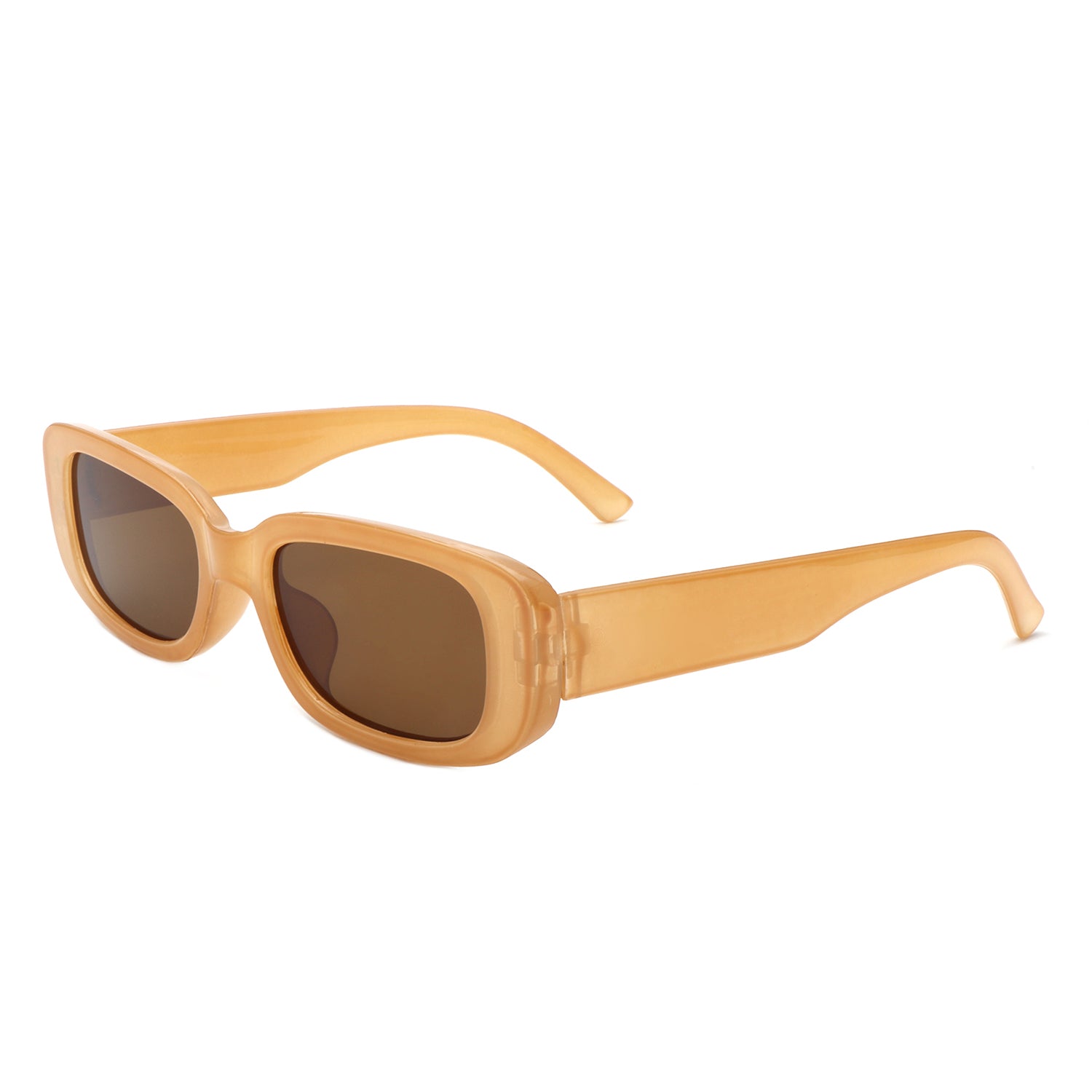 HS1266 - Rectangle Retro Y2K Small 90s Vintage Wholesale Sunglasses