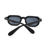 S1257 - Retro Flat Top Tinted Bold Square Wholesale Sunglasses
