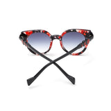 HS1393 - Bold Retro Round Gem-Accent Wholesale Sunglasses