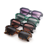 S1253 - Oversize Bold Square Tinted Wholesale Sunglasses
