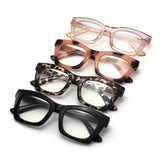 R1001 - Chunky Square Bold Reading Glasses - Iris Fashion