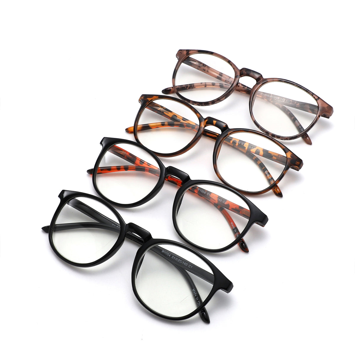 R1004 - Classic Round Reading Glasses - Iris Fashion