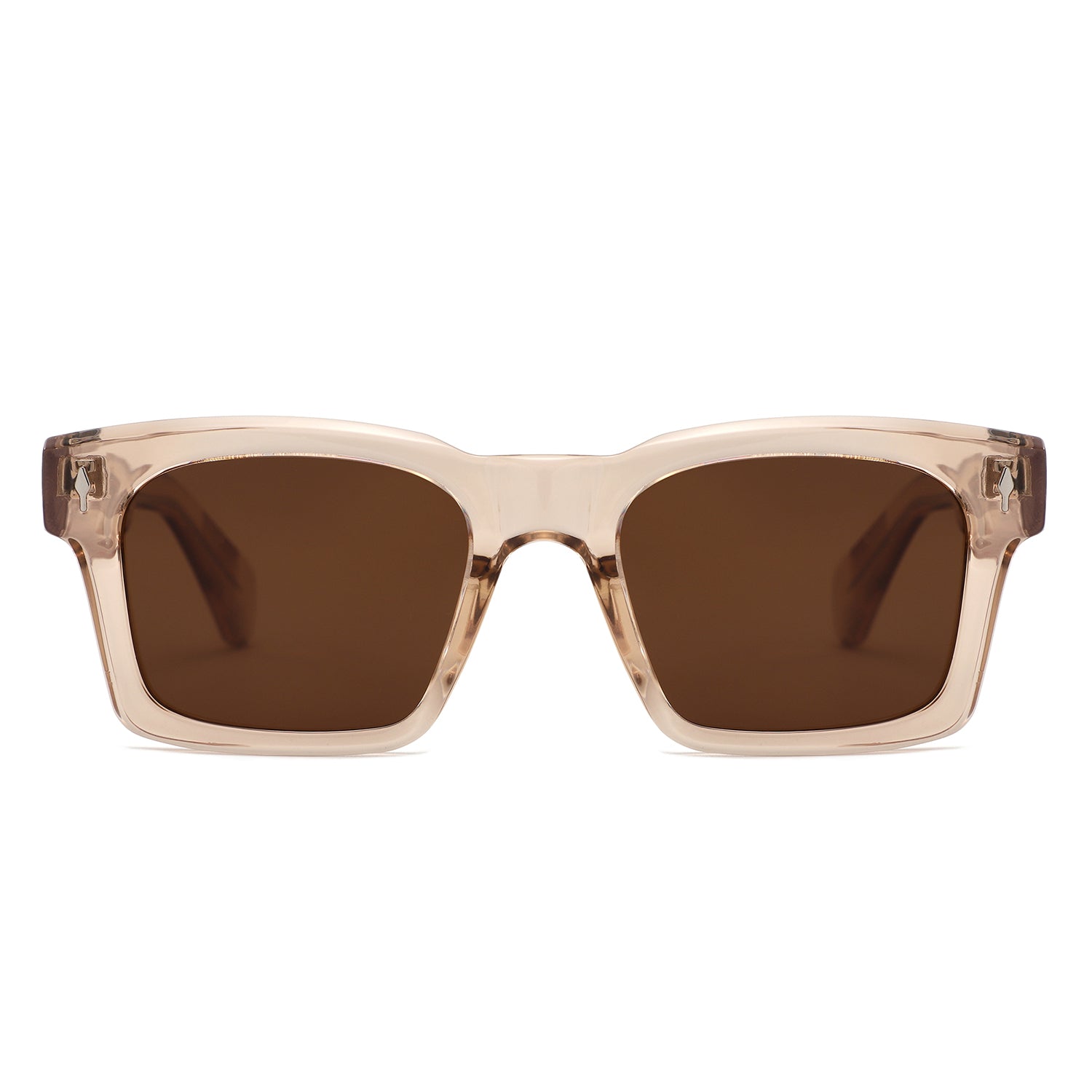 P/C009 - Retro Bold Modern Fashion Square Wholesale Sunglasses - Iris Fashion