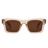 P/C009 - Retro Bold Modern Fashion Square Wholesale Sunglasses - Iris Fashion