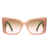 HS2147 - Oversize Square Chunky Fashion Large Women Wholesale Sunglasses