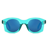HS1409 - Chunky Retro Round Oval Sunglasses