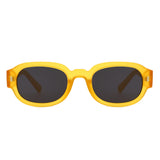 S1244 - Round Retro Narrow Oval Fashion Wholesale Sunglasses
