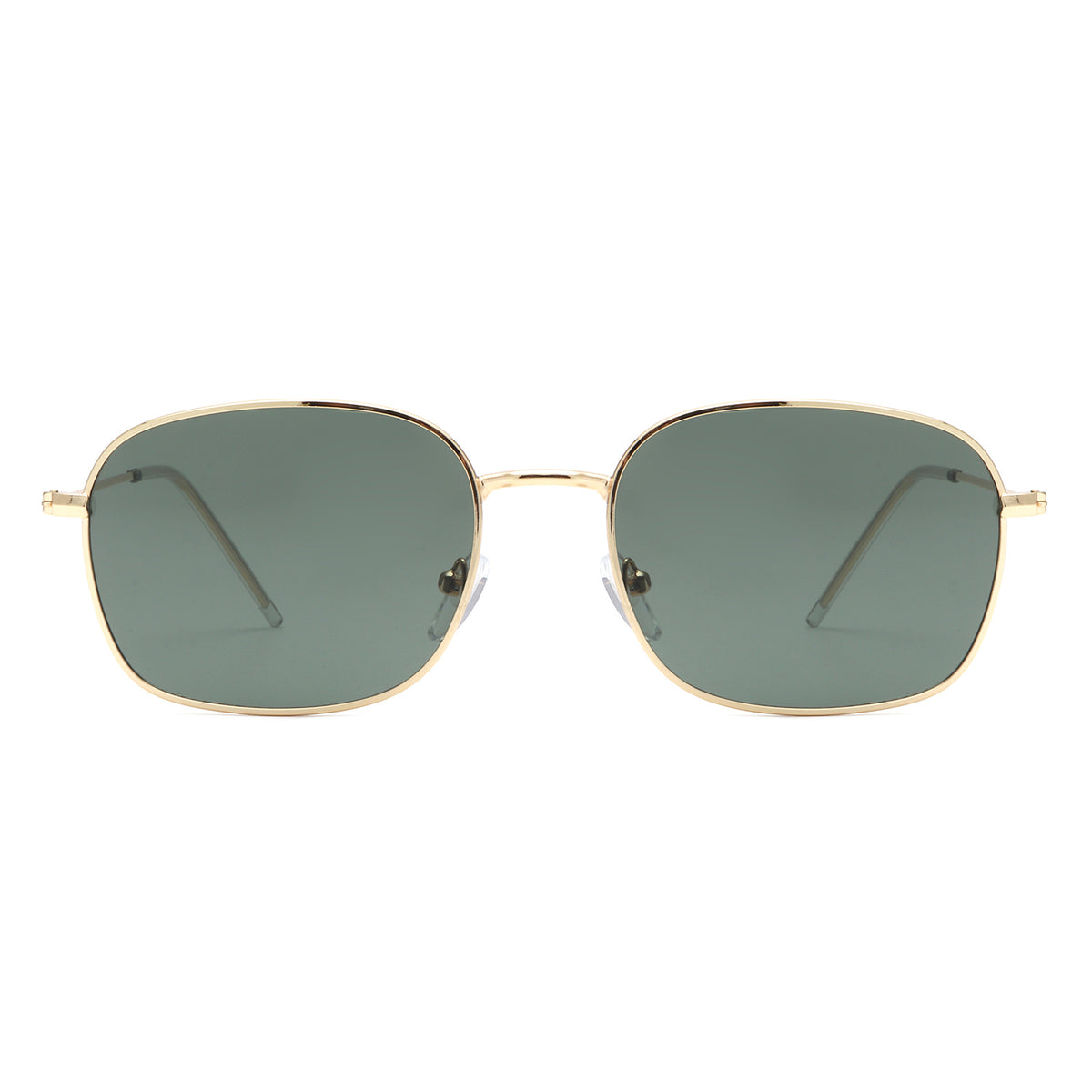 J1005 - Retro Square Flat Top Tinted Fashion Wholesale Sunglasses