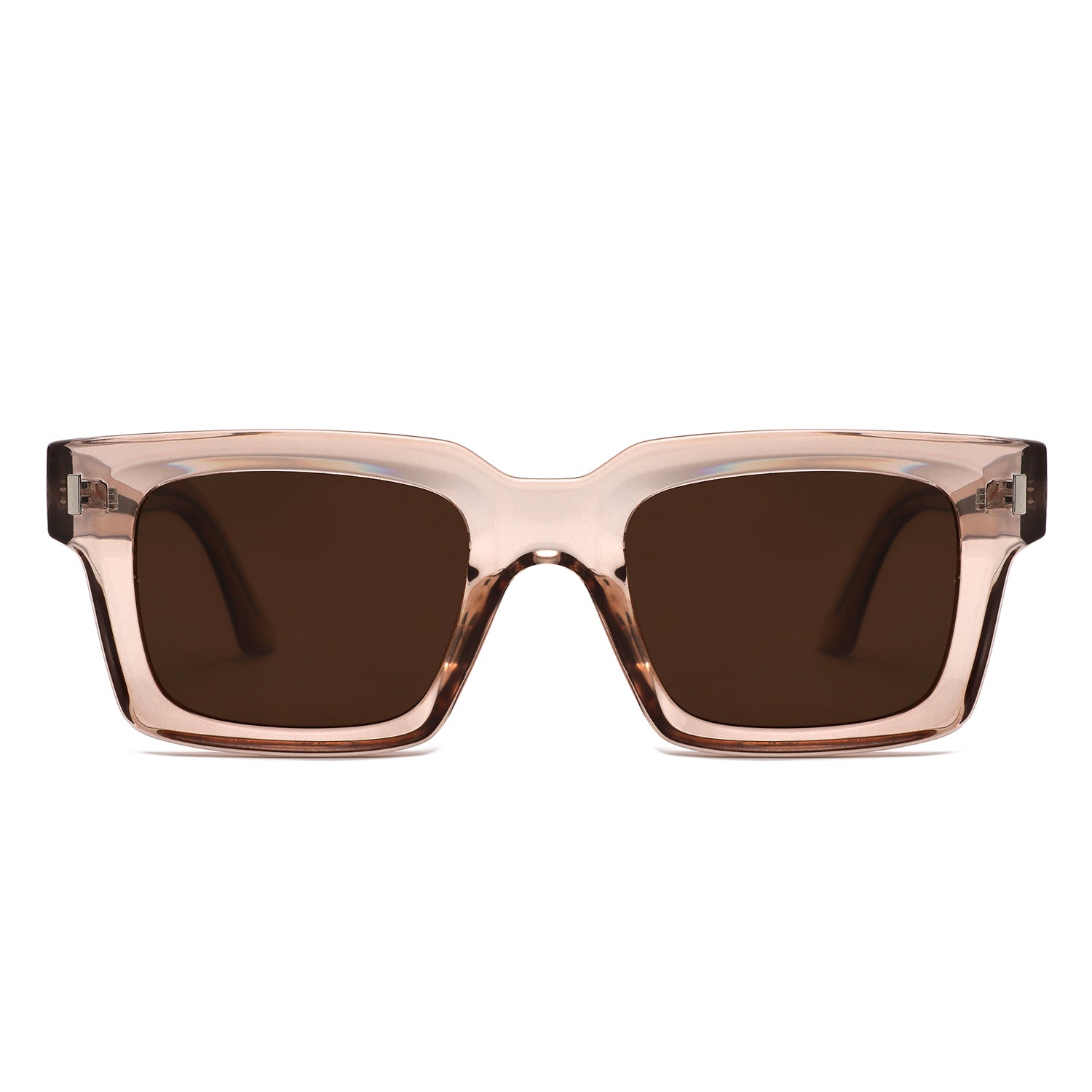 P/C003 - Classic Square Retro Bold Wholesale Sunglasses - Iris Fashion