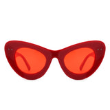 HS2133 - Women Fashion Retro Round Cat Eye Wholesale Sunglasses
