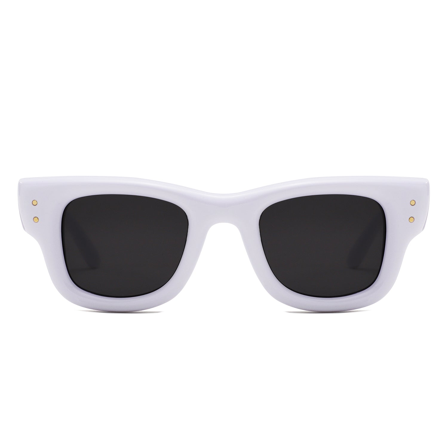 HS1417 - Retro Chunky Thick Frame Square Wholesale Sunglasses - Iris Fashion