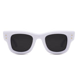 HS1417 - Retro Chunky Thick Frame Square Wholesale Sunglasses - Iris Fashion