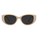 HS2214 - Women Oversized Oval Cat Eye Sunglasses - Iris Fashion