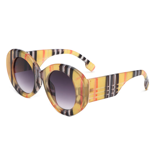 HS1279 - Oversize Round Women Oval Fashion Wholesale Sunglasses