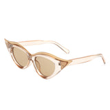 HS1237 - Women Round Fashion Extreme Cat Eye Wholesale Sunglasses