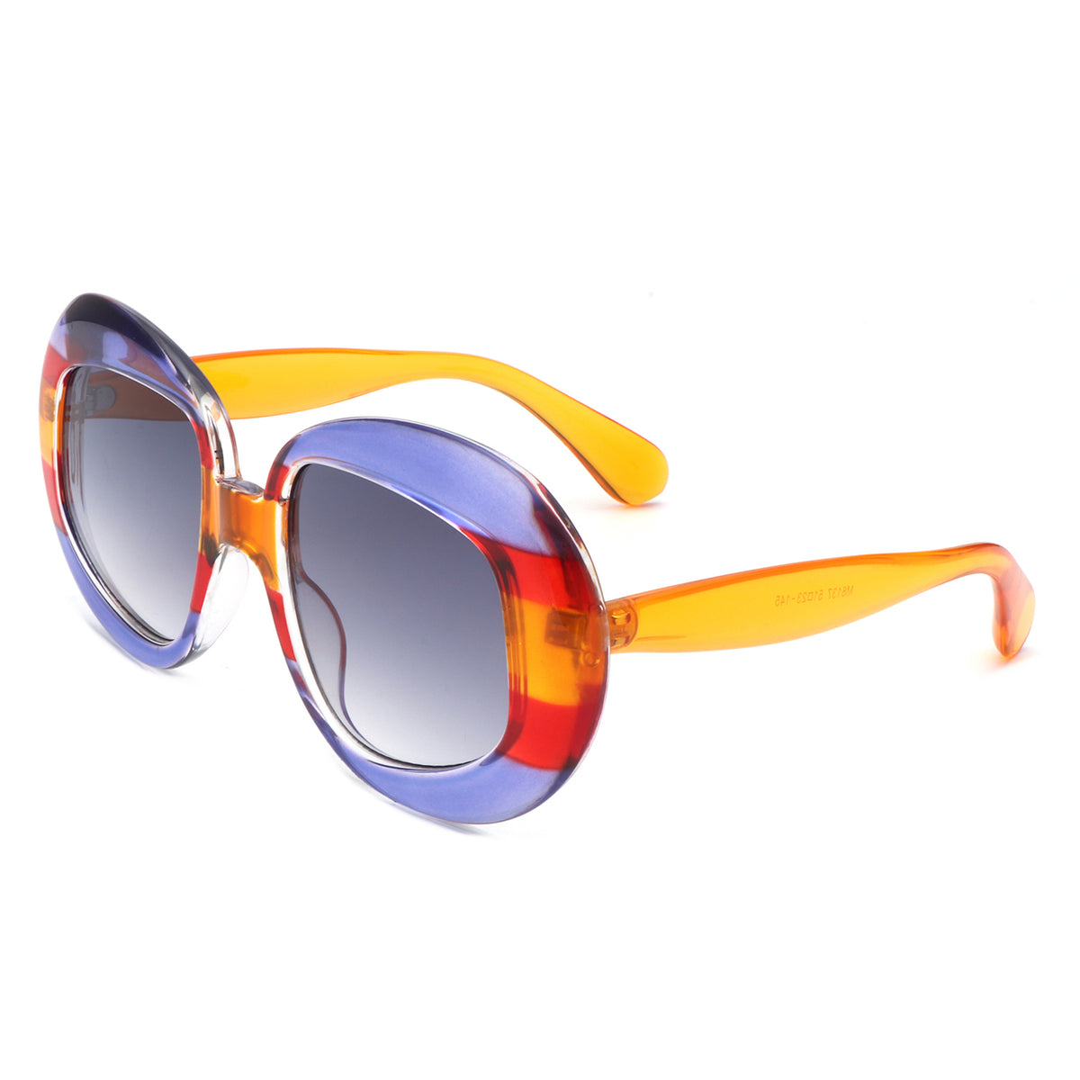 HS1278 - Oversize Geometric Oval Fashion Women Round Wholesale Sunglasses